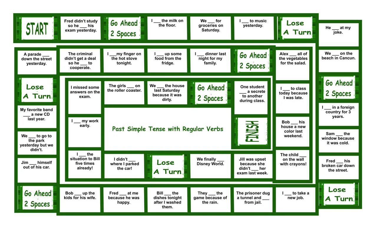 Present simple board. Past simple boardgame. Present perfect Continuous игры. Past simple игра. Present past Future Board game.