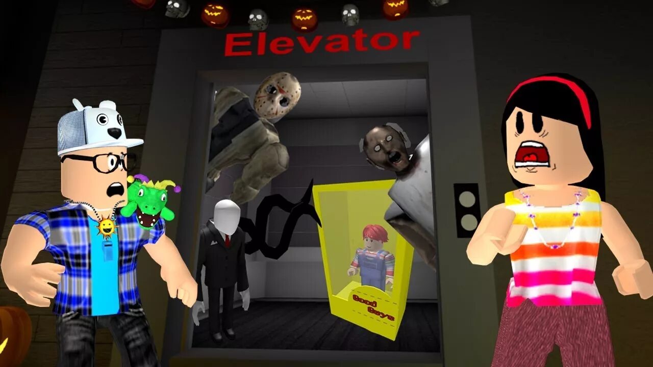 Включи монстр роблокс. Scary Elevator Roblox.