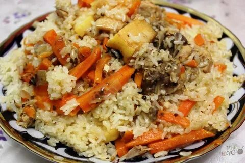 Рецепт узбекского плова в казане с курицей