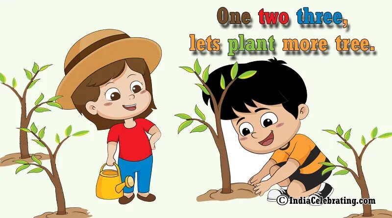 Lets plant. Plant a Tree slogan. Save the Plants. Let's Plant a Tree. Lets save Trees.