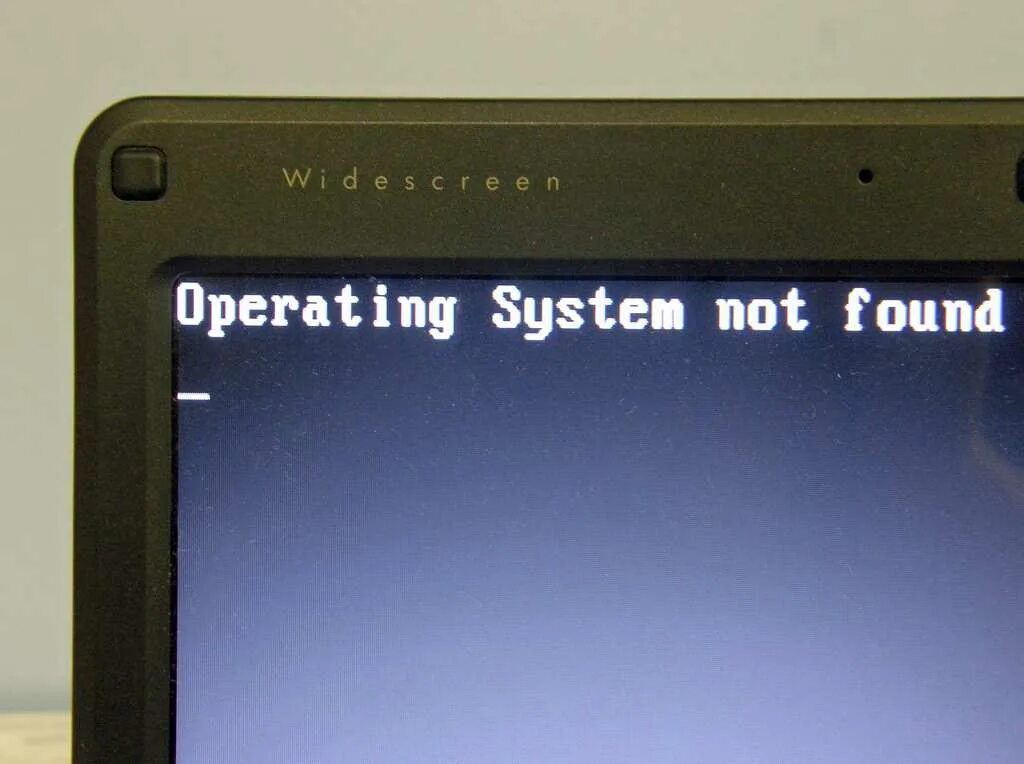 Not find disk. System not found. operating system not found. operation system not found. operating system not found на ноутбуке.