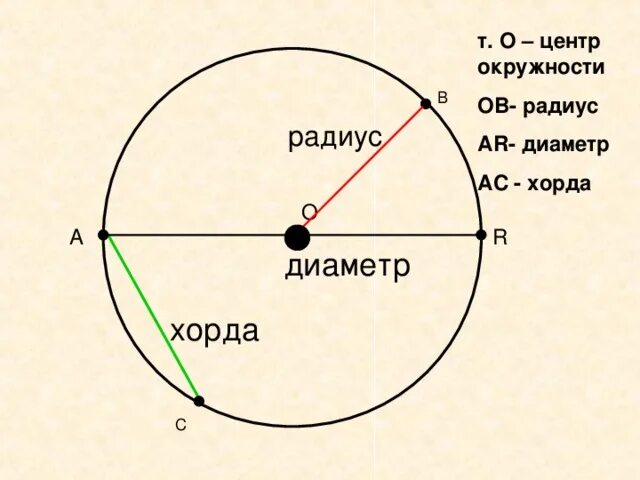 Радиус математика 5. Что такое центр радиус хорда и диаметр окружности. Что такое окружность круг хорда диаметр. Окружность и круг. Радиус, хорда, центр и диаметр окружности.. Окружность радиус диаметр хорда.