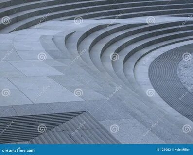 Curved steps stock image. 