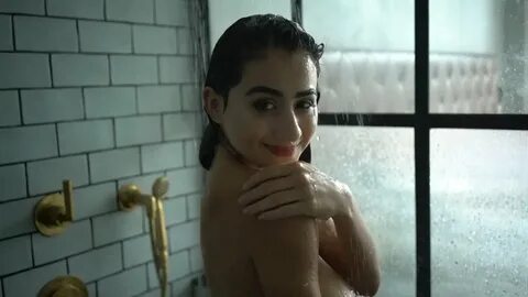 Mia in the Shower.