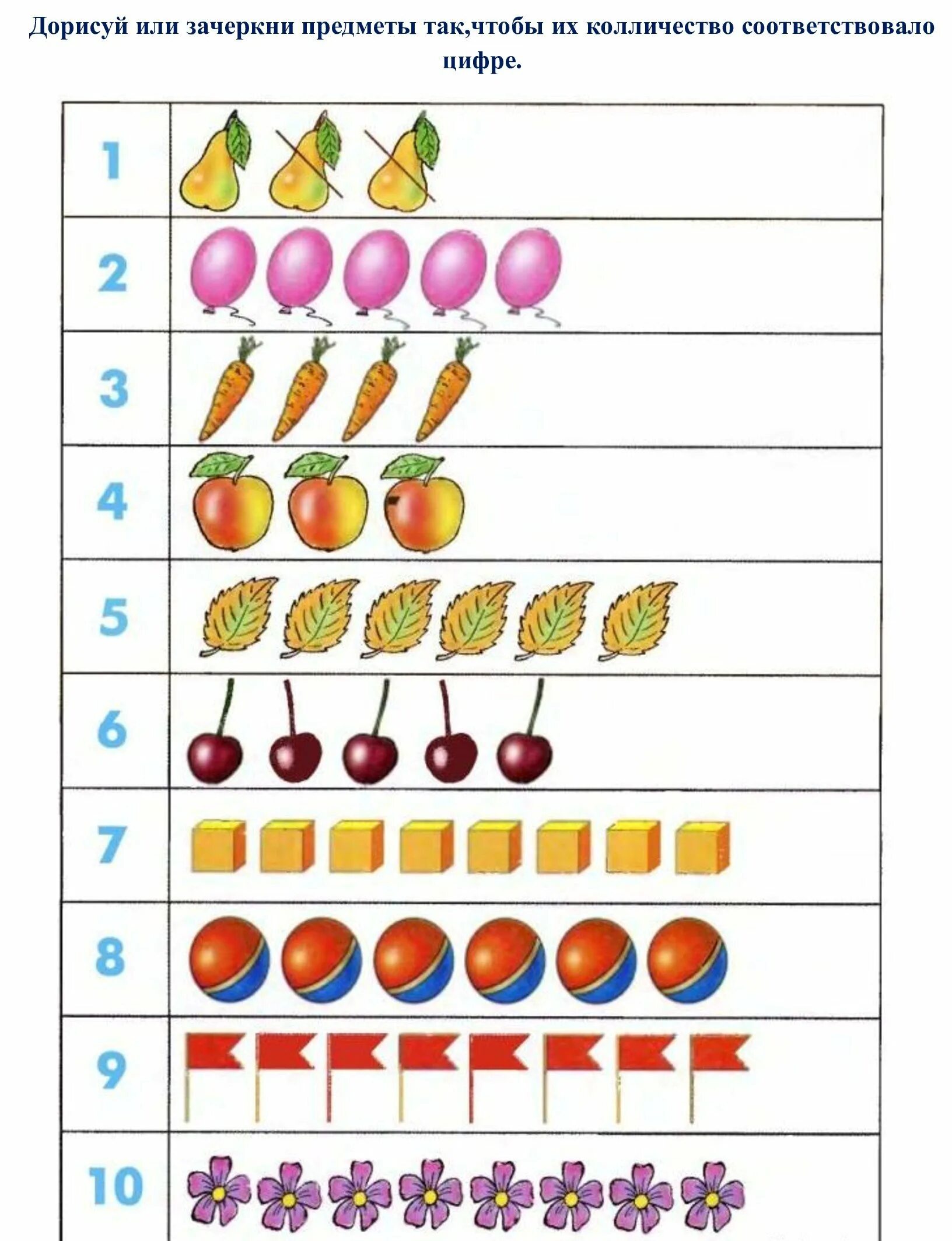 Количество предметов 5 класс. Задания для дошкольников количество 6 лет. Соотношение цифры и числа для детей 5 лет. Соотнесение числа и количества до 10 для дошкольников. Задание для детей соотнеси число с количеством предметов.