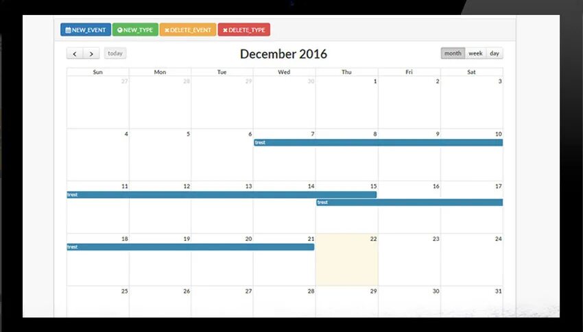 Events php post