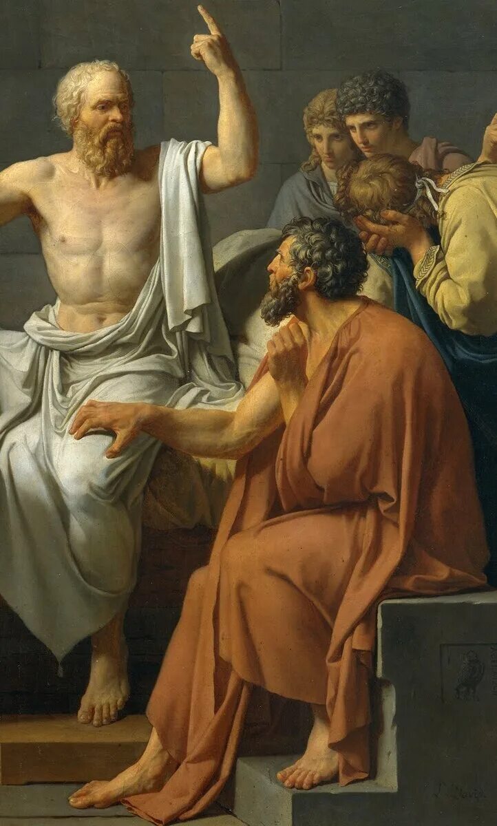 Философские беседы. Сократ и Платон. Сократ картина. Сократ философ картины.