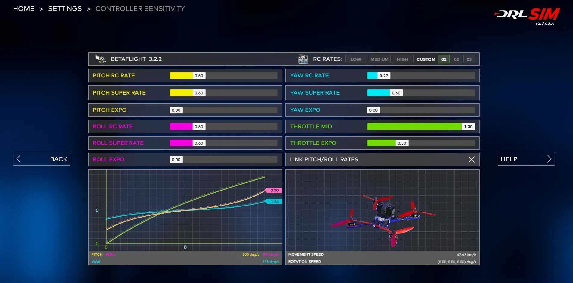 Drl simulator