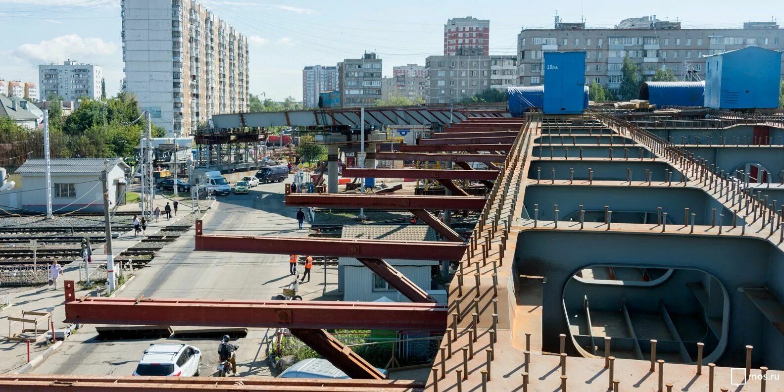 Строительство в щербинке. Эстакада щербинка. щербинка путепровод. мост в щербинке. конструкция эстакады.