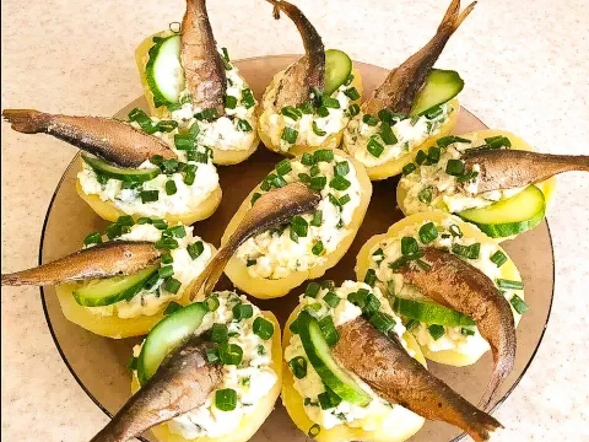 закуска со шпротами рецепты фото