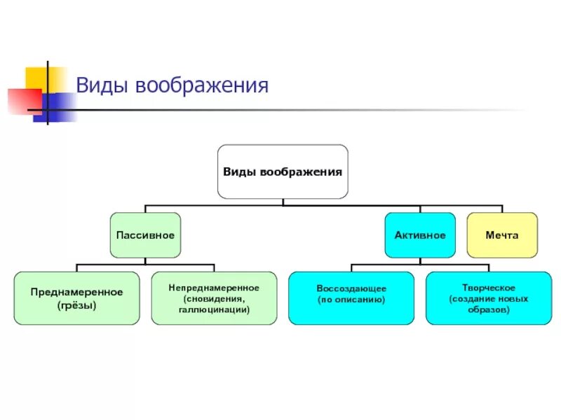 Образы пассивного воображения. Пример активного воображения в психологии. примеры пассивного воображения в психологии. виды воображения схема. виды воображения активное пассивное.