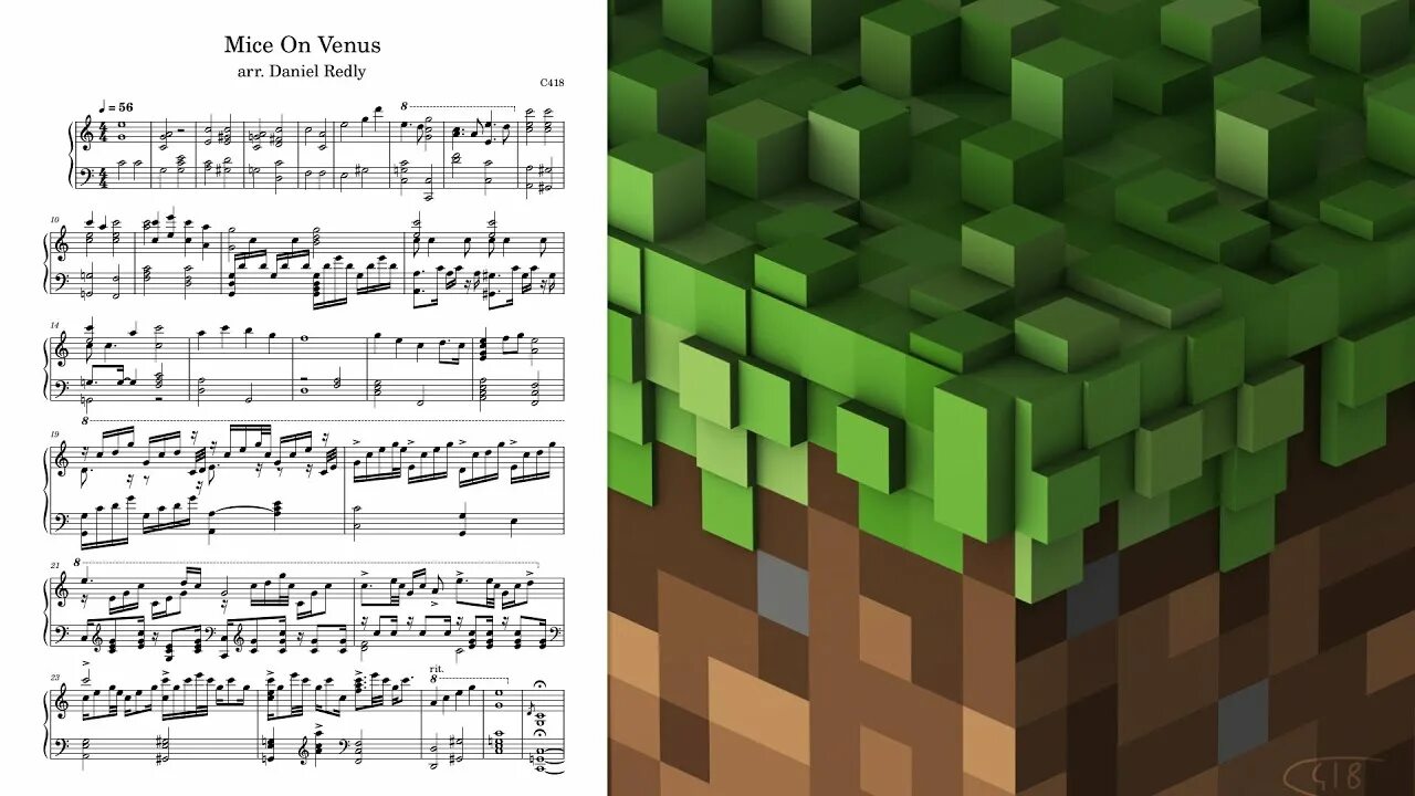 Mace on venus. Mice on Venus c418 Ноты. Mice on Venus c418. Mice on Venus c418 обложка. Mice of Venus Ноты.