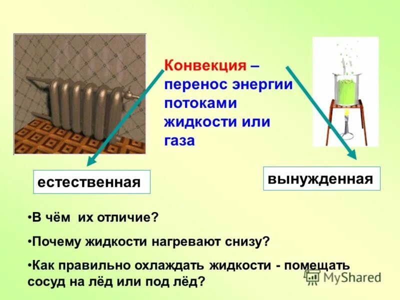 Как определить конвекцию