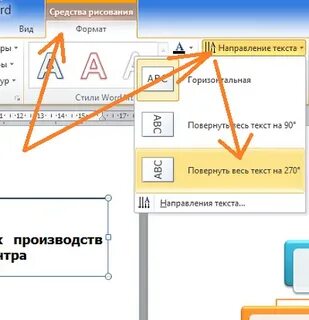 Как сделать вертикальную надпись