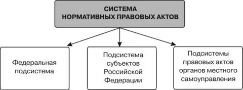 Виды нормативно правовых актов обществознание