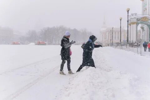 Когда пойдет снег в спб