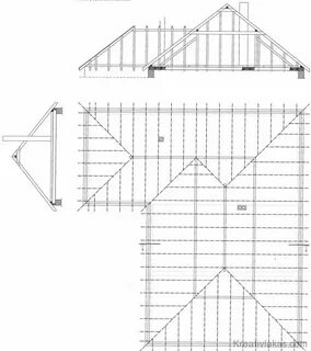 Г образная вальмовая крыша
