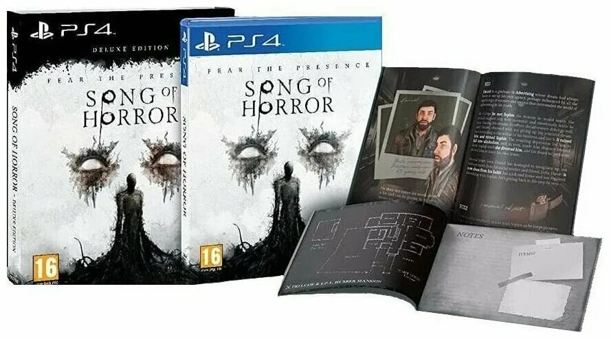 Хоррор игры пс4. Song of Horror Deluxe Edition.