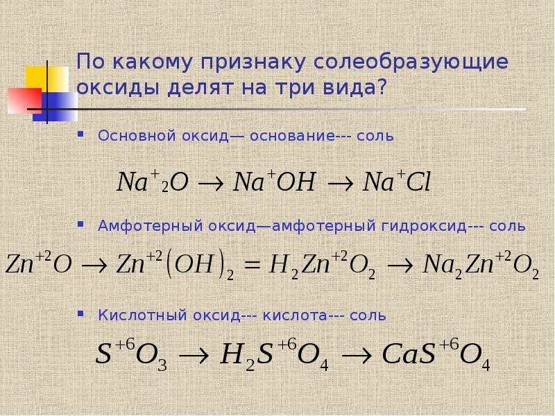 Основной оксид плюс кислота соль плюс вода. Амфотерный гидроксид и соль. Гидроксид + соль. Амфотерный оксид и соль. Соль плюс оксид.