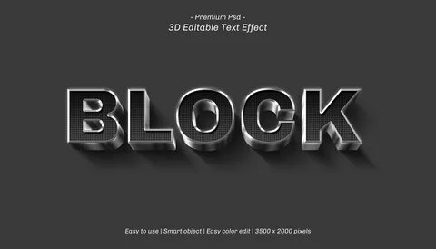 Psd text