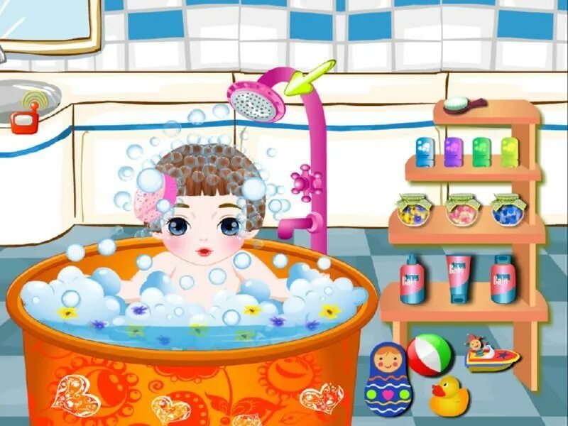 Игра мыть дома. Baby Bathing игра. Игры для девочек купание малыша. Игра моется. Купать ребенка игра.