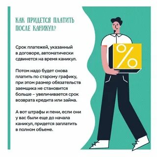 Потребительские кредиты кредитные каникулы