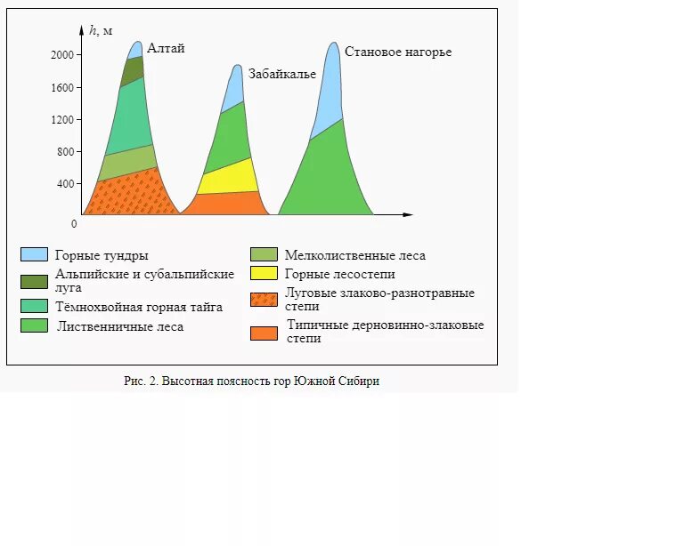 Высотная поясность гор Южной Сибири 8 класс. Высотная поясность гор Южной Сибири. Схема высотных поясов горы Южной Сибири. Схема ВЫСОТНОЙ поясности Юга Сибири. Природные зоны гор алтая таблица