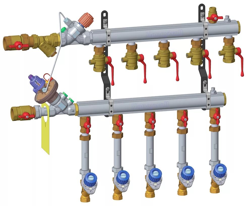 Коллекторный узел квартирный Honeywell. Коллекторный узел с теплосчетчиками. Этажный коллекторный узел HITERMBOX. Поэтажный распределительный коллектор. Коллектор описание