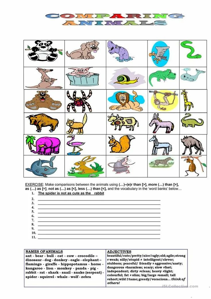 Compare animals. As as упражнения. Comparison as as Worksheets. Animals Comparison Worksheet. Упражнения as ... As животные.