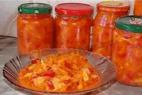 Кабачки перец морковь лук салат