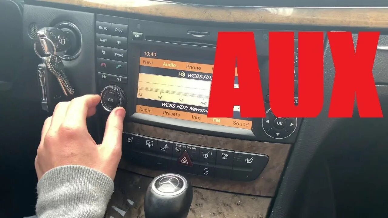 2008 Mercedes-Benz S-Class W221 NAVIKS Video Integration Kivic One + iPhone 5, R