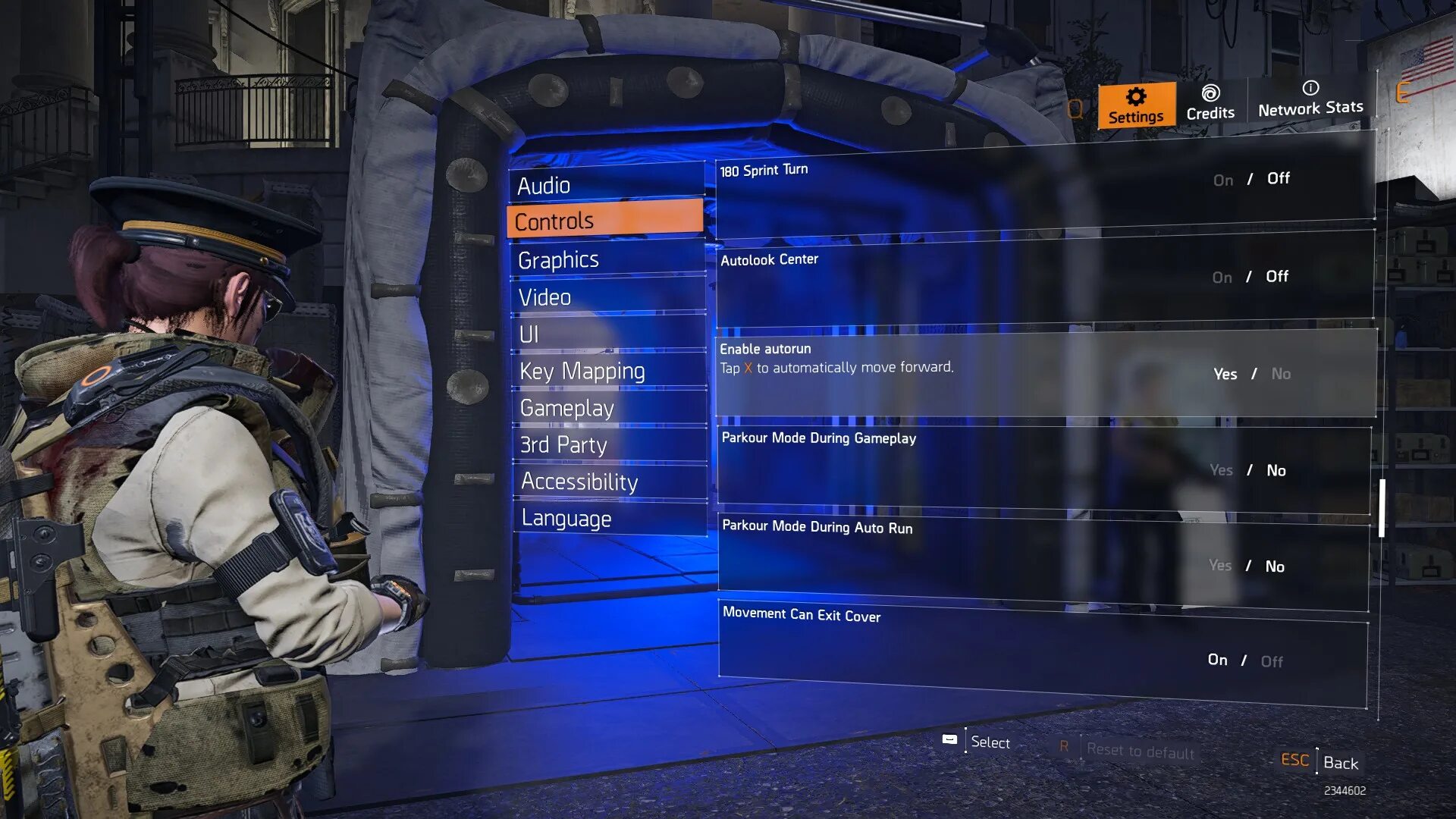 Function main menu