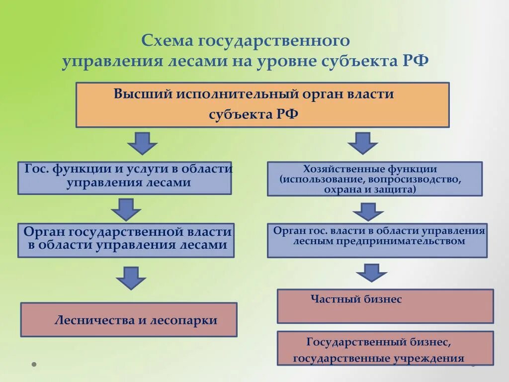 Управление на уровне субъектов рф