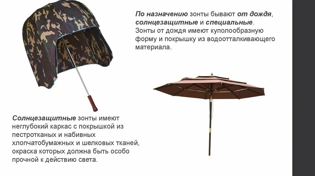 Прочитайте текст зонты в коробках. Первые зонты. составные части зонта. зонтик самый первый. конструкция зонта.