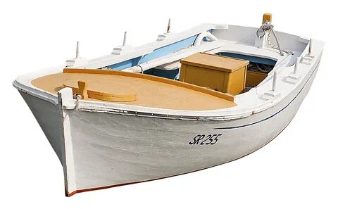 Downloading White Wooden Boat transparent PNG 