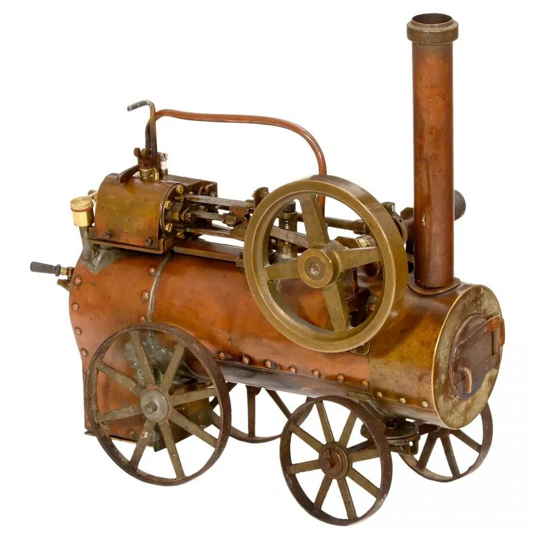 Первый в мире паровой двигатель. Паровые механизмы 19 века. Паровой автомобиль 1830.