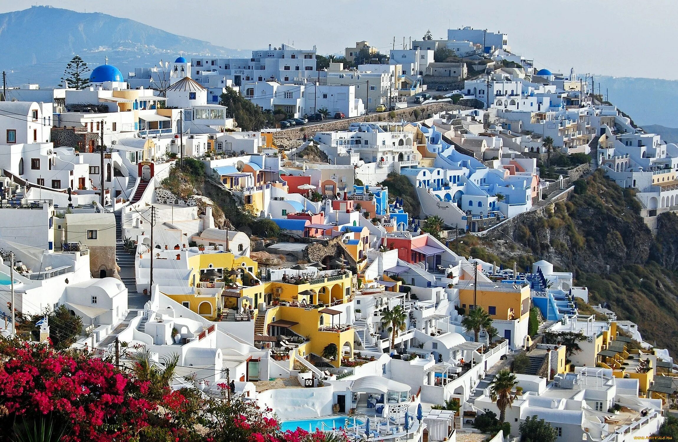 Santorini Греция. Город Фира Греция. Фира Санторини. Остров Фира Санторин.