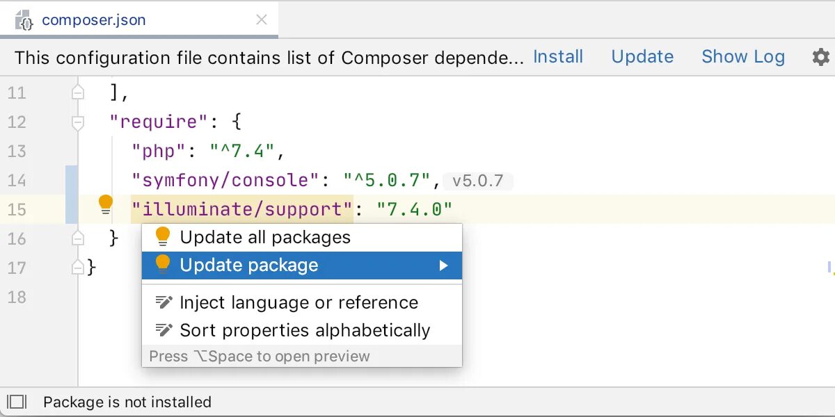 Json конфигурация. Composer.json. Композер списки. Config json Composer. Configuration json