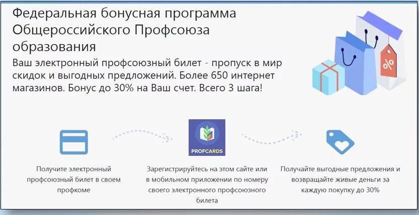 Электронный профсоюзный билет образование. Карта профсоюза образования. Профкардс программа профсоюза образования. Бонусная программа профсоюза образования.