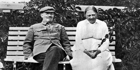 Ленин и крупская