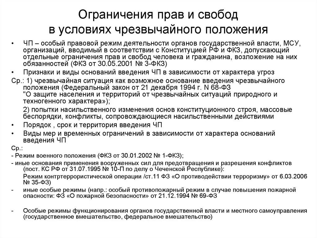 Ограничения прав и свобод в условиях чрезвычайного положения. Ограничение прав человека в условиях чрезвычайного положения. Условия ЧС ограничения прав и свобод. Конституционные основы соблюдения прав