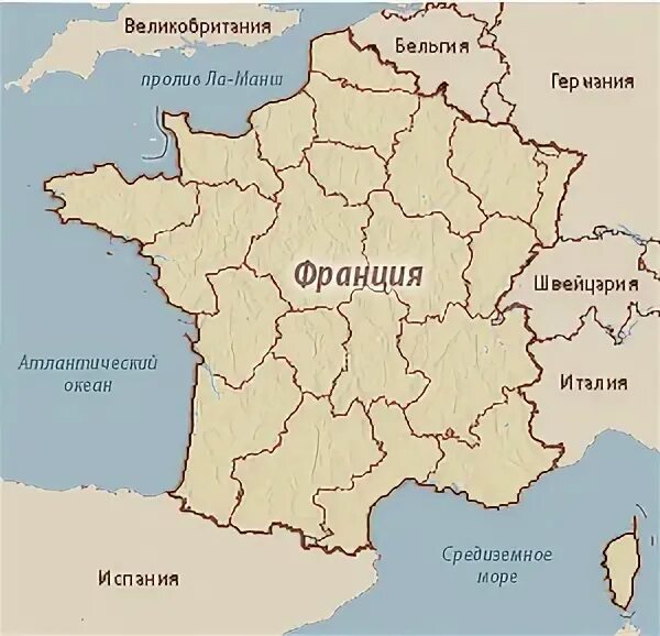 Страны соседи Франции на карте. Соседи Франции на карте. Карта Франции с соседними странами. Границы Франции на карте.