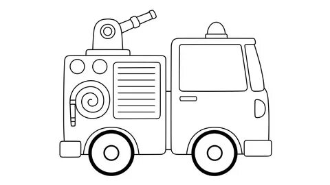 Fire Truck Coloring Pages
