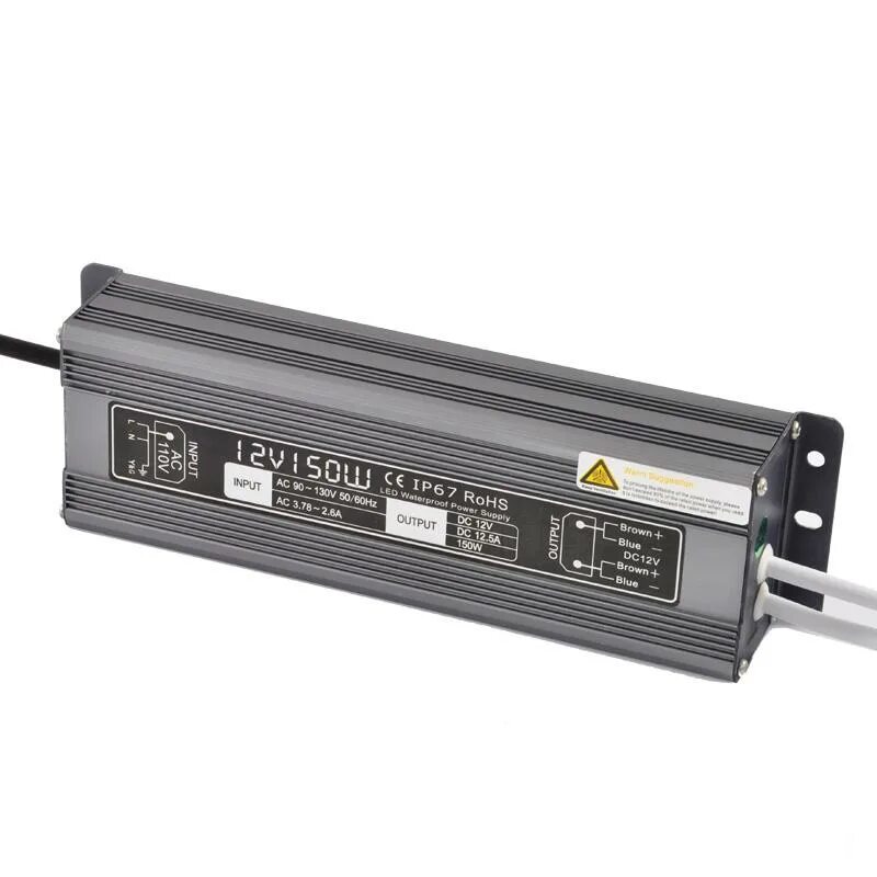 Блок питания 12v 150w ip67. Блок питания led Power Supply AC-12v-150w. Блок питания 12в 200вт ip67. Led Waterproof Power Supply ip67. Led power supply 12v