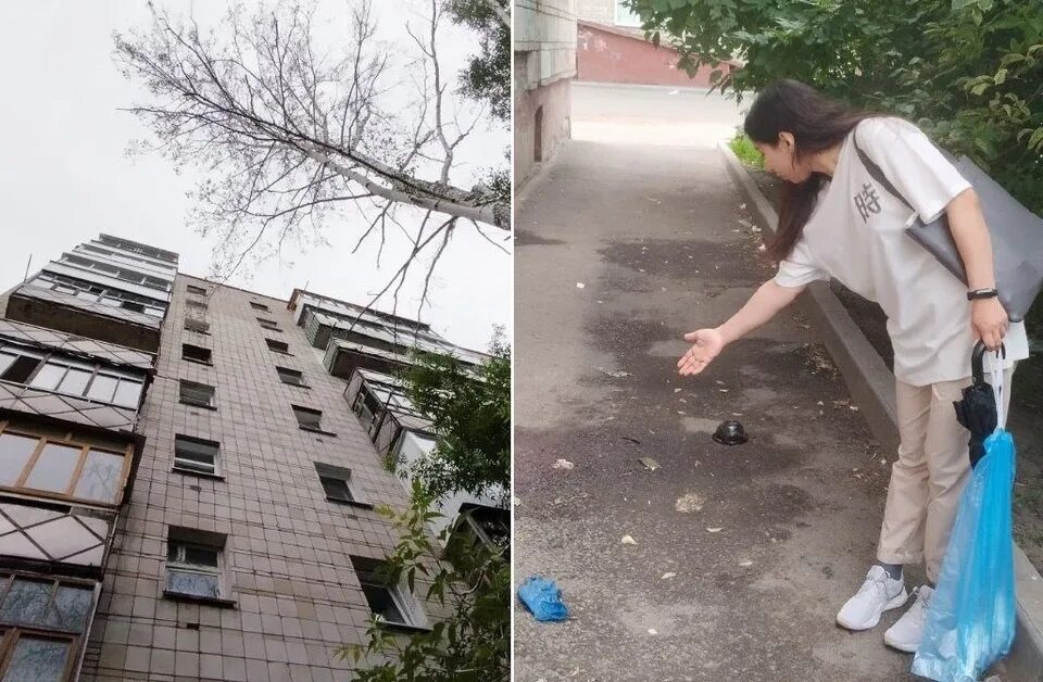 Человек упал с дома. Человек упал с дома