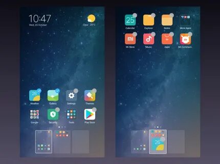 Рабочий стол miui