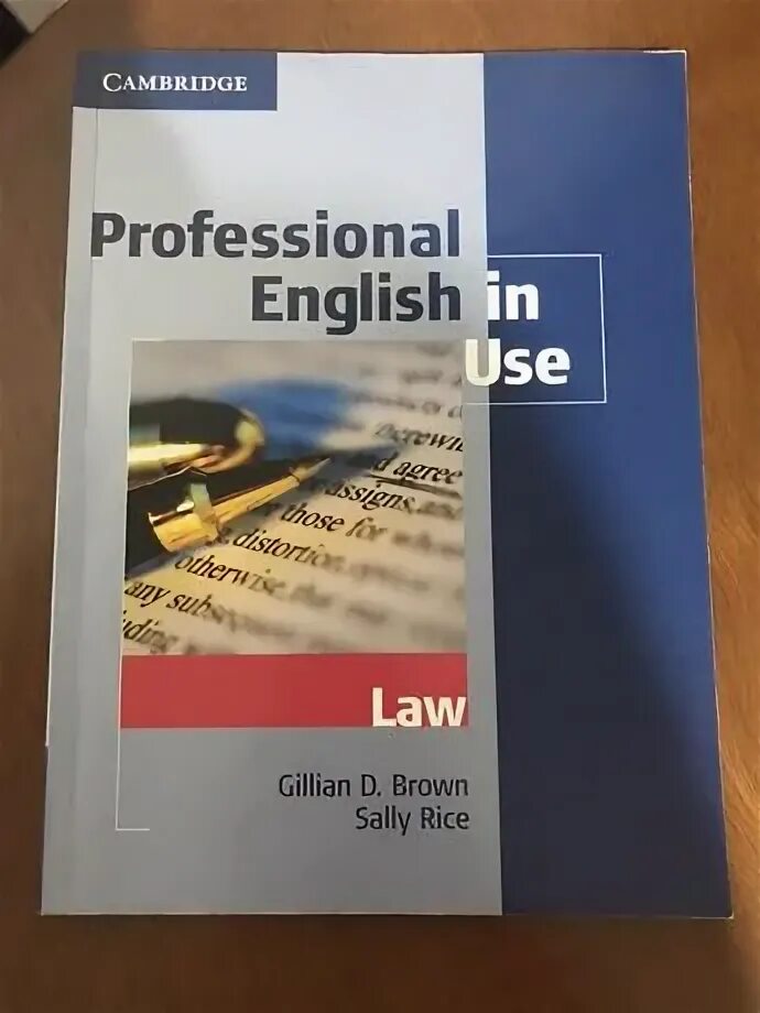 Professional english in use law. Professional english in use law