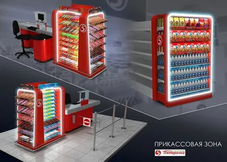 Аренда прикассовых зонах