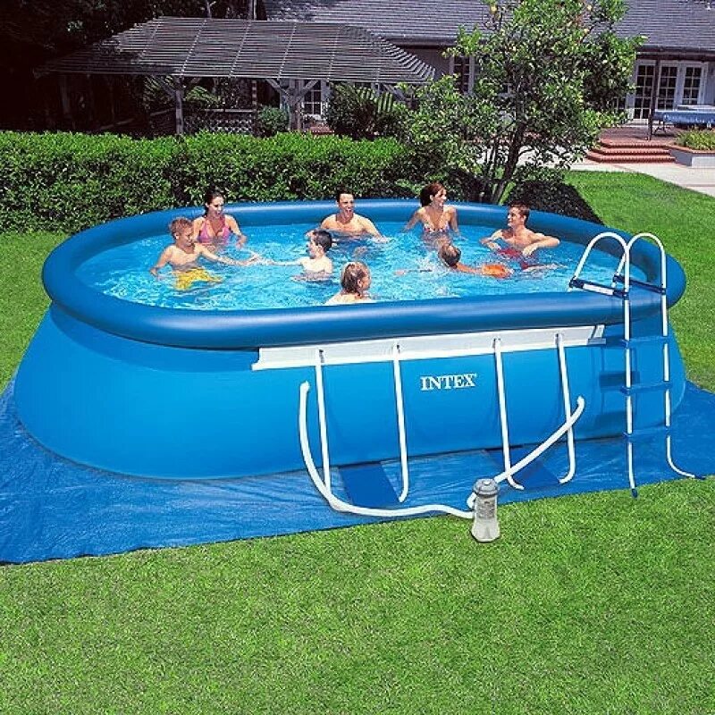 Бассейн Oval frame Pool, 549х305х107см. Бассейн Intex Интекс каркасный 54932. Бассейн Intex Oval frame 28194/54934/54432. Бассейн Intex 26194. Сколько стоит надувной бассейн