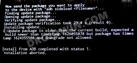 Adb sideload
